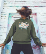 Comfy Floral Hoodie - HOOD-1908