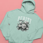 Floral Printed Hoodie - HOOD-1913