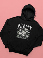 Floral Printed Hoodie - HOOD-1913 - Image 4