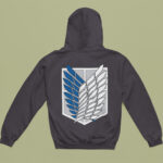 Attack On Titan Inspired Hoodie Back design- HOOD-1926 - Image 3