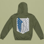 Attack On Titan Inspired Hoodie Back design- HOOD-1926 - Image 4