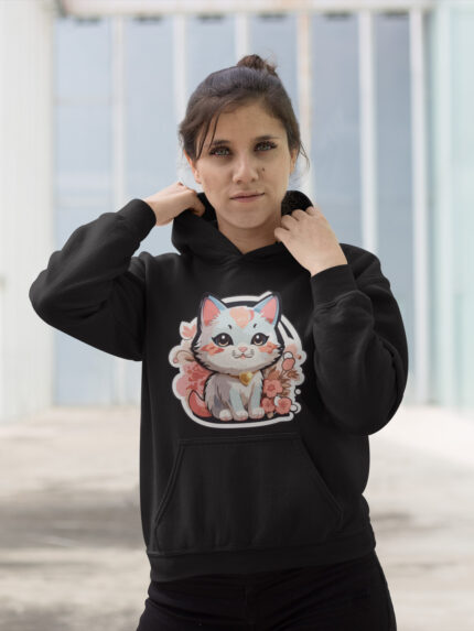 Kitty Design Hoodie - HOOD-1960