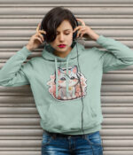 Kitty Design Hoodie - HOOD-1960 - Image 2