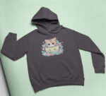 Kitty Design Hoodie - HOOD-1962 - Image 3