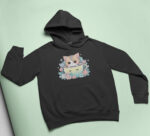 Kitty Design Hoodie - HOOD-1962 - Image 5
