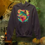 Wolf Designed Hoodie - HOOD-1966