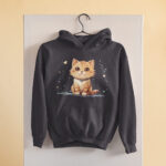 Cute Cat Hoodie - HOOD-1567 - Image 2