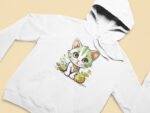 Cute Cat Lover Hoodie - HOOD-1568 - Image 2