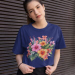 Soft & Breathable Floral Graphic Tee - WTEE-1558