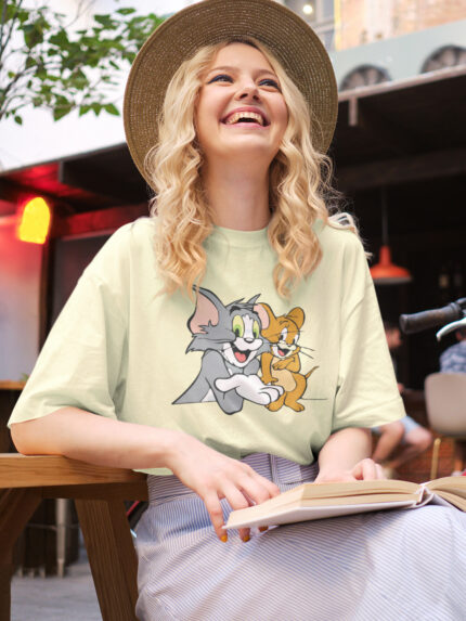 Tom and jerry Oversized T-shirt - WTEE-90
