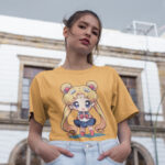 Anime Designed Ultra Soft Oversized Drop Shoulder Tee -Unisex -DRP-1076