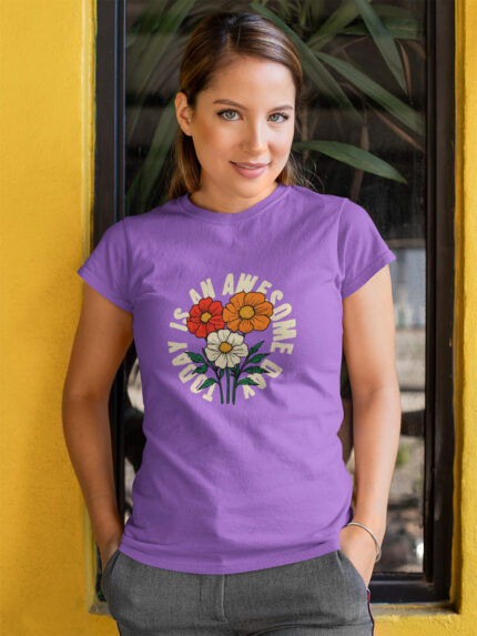 Short Sleeve Slim fit Ladies T-shirt - WTEE-2031