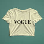 Trendy Graphic Crop Top for Women – Soft, Fitted & Stylish - CROP-001 - Image 3