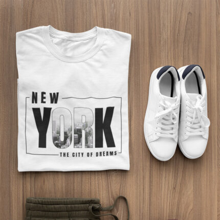 New York Designed Lightweight Crewneck Tee - WTEE-2004