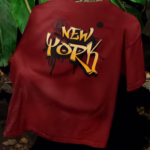 New York Letter Graphic Casual Drop Shoulder - WTEE-2008