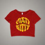 Graphic Crop Top for Women – Slim Fit, Bold Look - CROP-2082 - Image 4