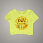 Graphic Crop Top for Women – Slim Fit, Bold Look - CROP-2082 - Image 5