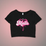 True Fit Printed Crop Top - Casual Look, Comfy Fee - CROP-2100