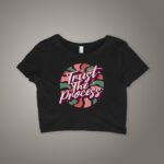 Graphic Crop top for Women – Slim Fit, Bold Look | CROP-2104 - Image 5
