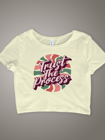 Graphic Crop top for Women – Slim Fit, Bold Look | CROP-2104
