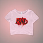 Effortless Crop Top for Women – Printed Design, Short Sleeves | CROP-2106 - Image 2