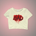 Effortless Crop Top for Women – Printed Design, Short Sleeves | CROP-2106 - Image 4