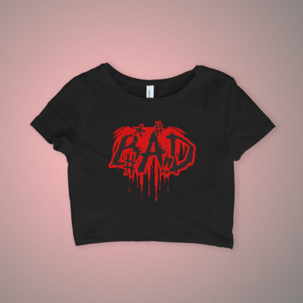 Effortless Crop Top for Women – Printed Design, Short Sleeves | CROP-2106