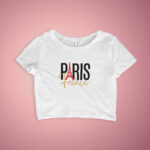 Short Sleeve Crop Top – Graphic Design, True Fit | CROP-2120