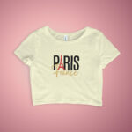 Short Sleeve Crop Top – Graphic Design, True Fit | CROP-2120 - Image 3