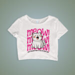 Short Sleeve Crop Top - CROP-2124 - Image 2