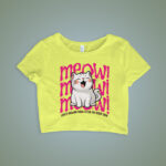 Short Sleeve Crop Top - CROP-2124 - Image 3