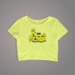 Graphic Crop Top for Women - CROP-2128