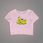 Graphic Crop Top for Women - CROP-2128 - Image 3