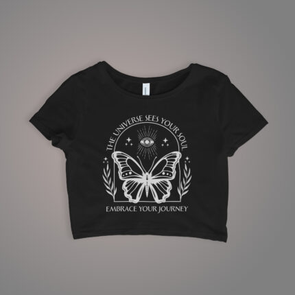 Ladies Printed Crop Top – Perfect Fit, Everyday Style | CROP-2131