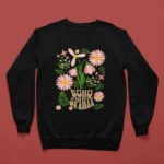 Floral Crewneck Sweatshirt for Casual Days - SWT-2313 - Image 2