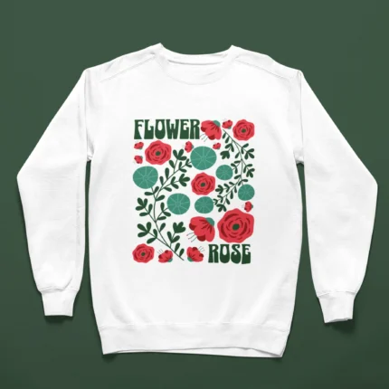 Floral Crewneck Sweatshirt for Casual Days - SWT-2314