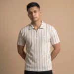 Premium Ribbed Half Zip Polo T-Shirt - PLV4-10 - Image 5
