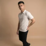 Premium Ribbed Half Zip Polo T-Shirt - PLV4-10 - Image 2