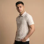Premium Ribbed Half Zip Polo T-Shirt - PLV4-10 - Image 3
