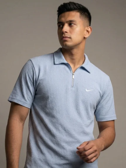Premium Half Zip Polo T-Shirt - PLV4-04