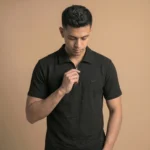 Premium Casual Half Zip Polo Shirt- PLV4-06 - Image 2