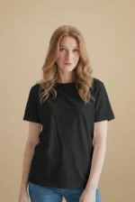 Round Neck Solid Ladies T-shirt -Plus size Available - SDT-B6 - Image 5