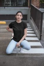Round Neck Regular Fit Basic T-Shirt – Unisex Measurement - STE-03 - Image 3