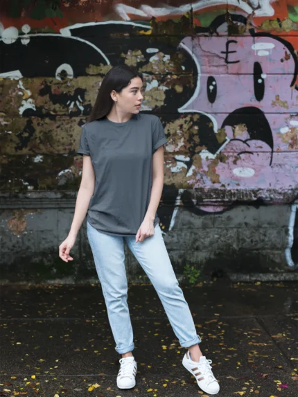 Round Neck Regular Fit Basic T-Shirt – Unisex Measurement - STE-03