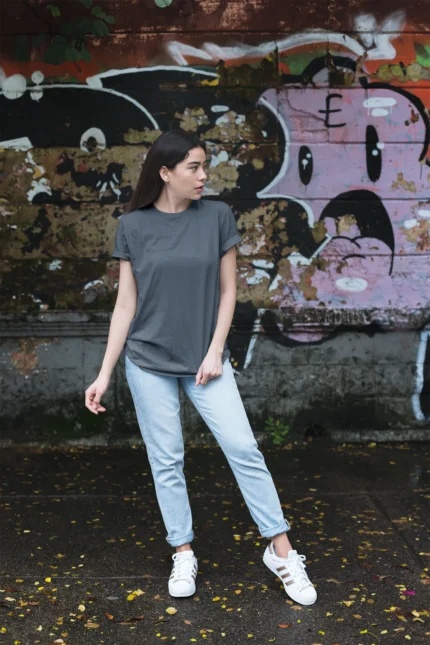 Round Neck Regular Fit Basic T-Shirt – Unisex Measurement - STE-03